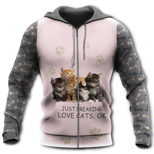 Funny Cat Lover Hoodie For Animal Enthusiasts Outdoor Activities And Daily Wear