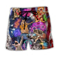 Cat Rocker USA Independence Day Fun Beach Shorts Print Detail For Beach Activities And Vacation Wear