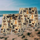 Cats Make Me Happy Beach Shorts Print View For Coastal Escapes And Casual Outings