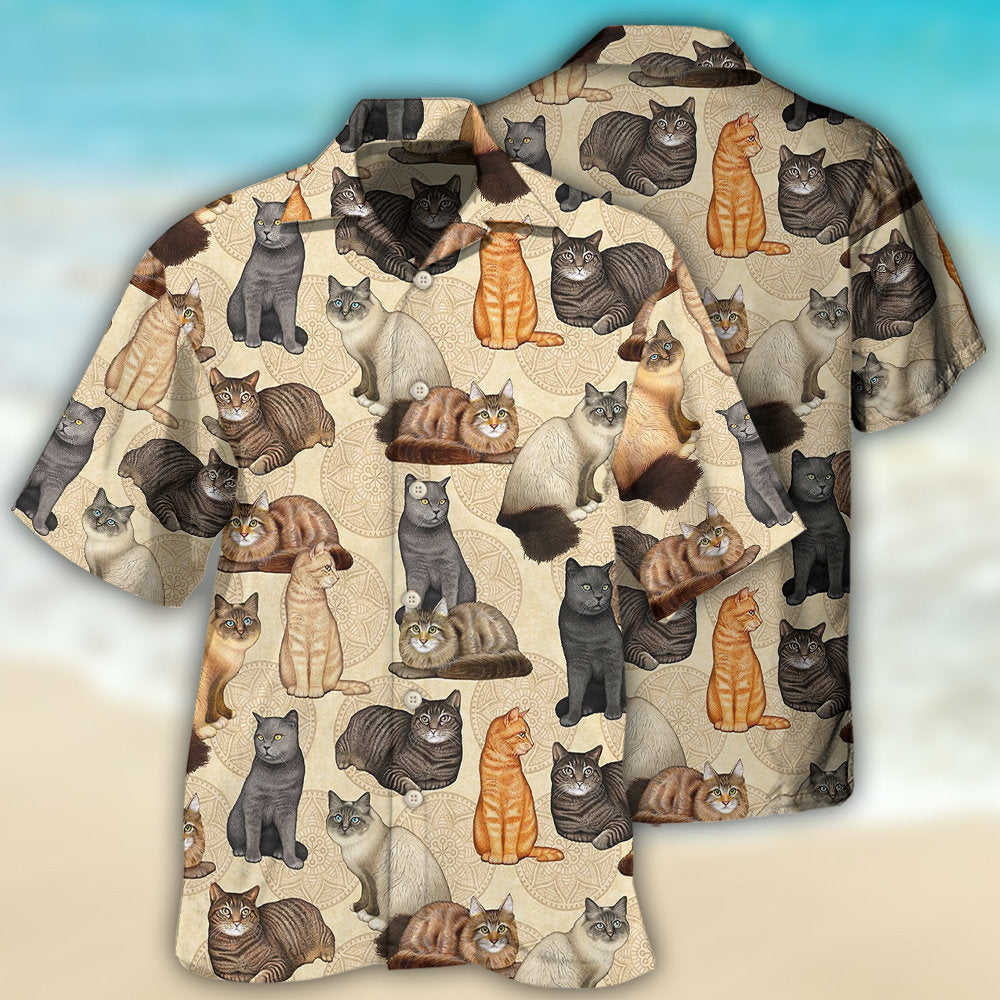 Cat Humor Hawaiian Shirt For Coastal Getaways, Outdoor Gatherings, And Thoughtful Gift Giving