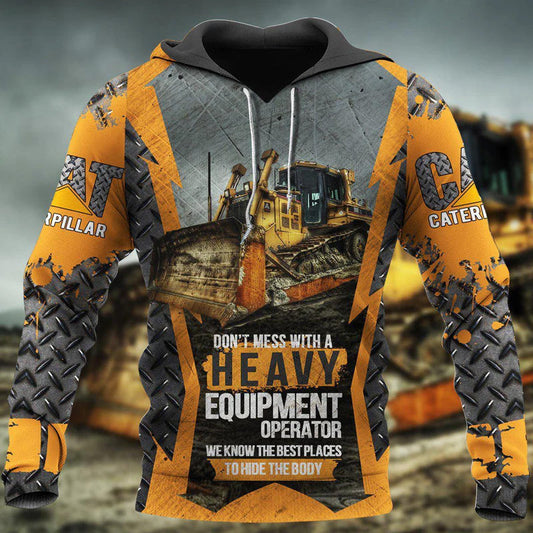 Heavy Equipment Power Hoodie For Casual Streetwear Travel And Everyday Comfort