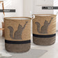 Cat Cute Rope Wallpaper Laundry Basket For Nursery Dorm And Home Storage