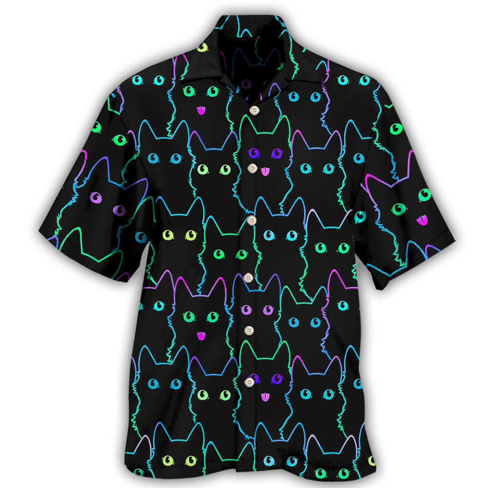 Cute Cats Playful Hawaiian Shirt For Island Vacations, Weekend Events, And Relaxed Everyday Outfits