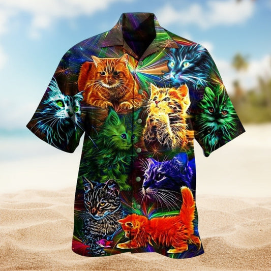 Cats Dream Hawaiian Shirt For Resort Trips, Coastal Parties, And Warm Weather Style