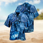 Fishing Vacation Sport Hawaiian Shirt Pattern Detail For Island Holidays