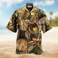 Vintage Gardening Garden Hawaiian Shirt Detailed Pattern View For Tropical Vacations