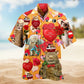 Fantasy Role Dragon Hawaiian Shirt Print Closeup For Tropical Vacations
