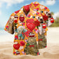 Fantasy Role Dragon Hawaiian Shirt Collar And Front View For Warm Weather Events