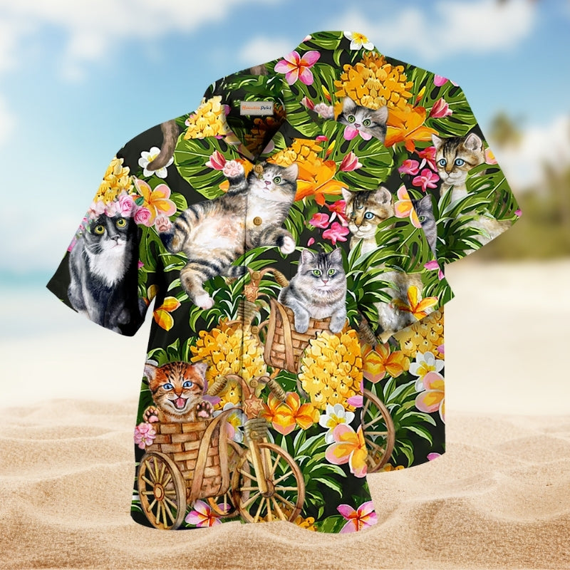 Coastal Funny Golf Activity Hawaiian Shirt Front Pattern View For Weekend Trips