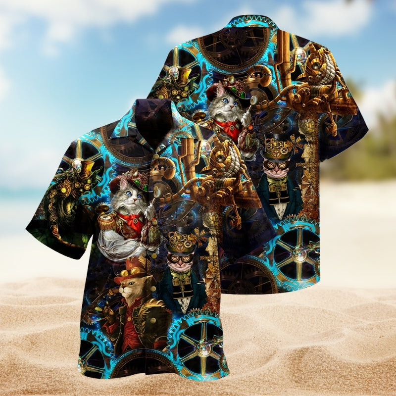 Scottish Tartan Hawaiian Shirt Detailed Pattern View For Summer Travel