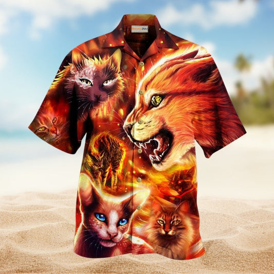 Tropical Lobster Hawaiian Shirt Creative Print View For Summer Travel