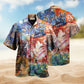 Dog Surfing Surf Hawaiian Shirt Detailed Pattern View For Outdoor Gatherings