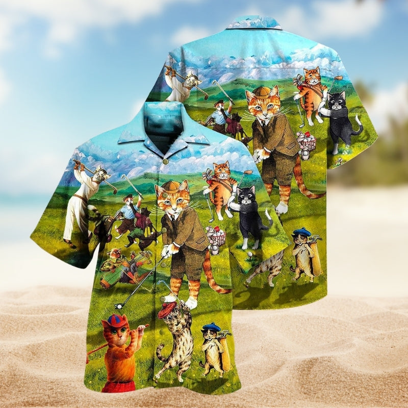 Golf Outdoor Passion Hawaiian Shirt For Coastal Travel, Casual Events, And Comfortable Summer Wear