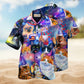 Cats Wish You Happy New Year Hawaiian Shirt For Summer Vacation Beach Travel And Relaxed Casual Wear