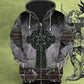 Celtic Cross Hoodie For Faith Centered Activities Weekend Travel And Gift Giving