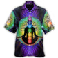 Yoga Chakra Healing Spiritual Hawaiian Shirt For Coastal Travel, Casual Events, And Comfortable Summer Wear