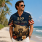 American Independence 250th Anniversary 1776 2026 Liberty Bell Hawaiian Shirt For Resort Escape And Comfortable Travel Wear