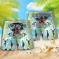 Cheerleading Club Support Spirit Beach Shorts Artwork Detail For Tropical Travel And Everyday Wear