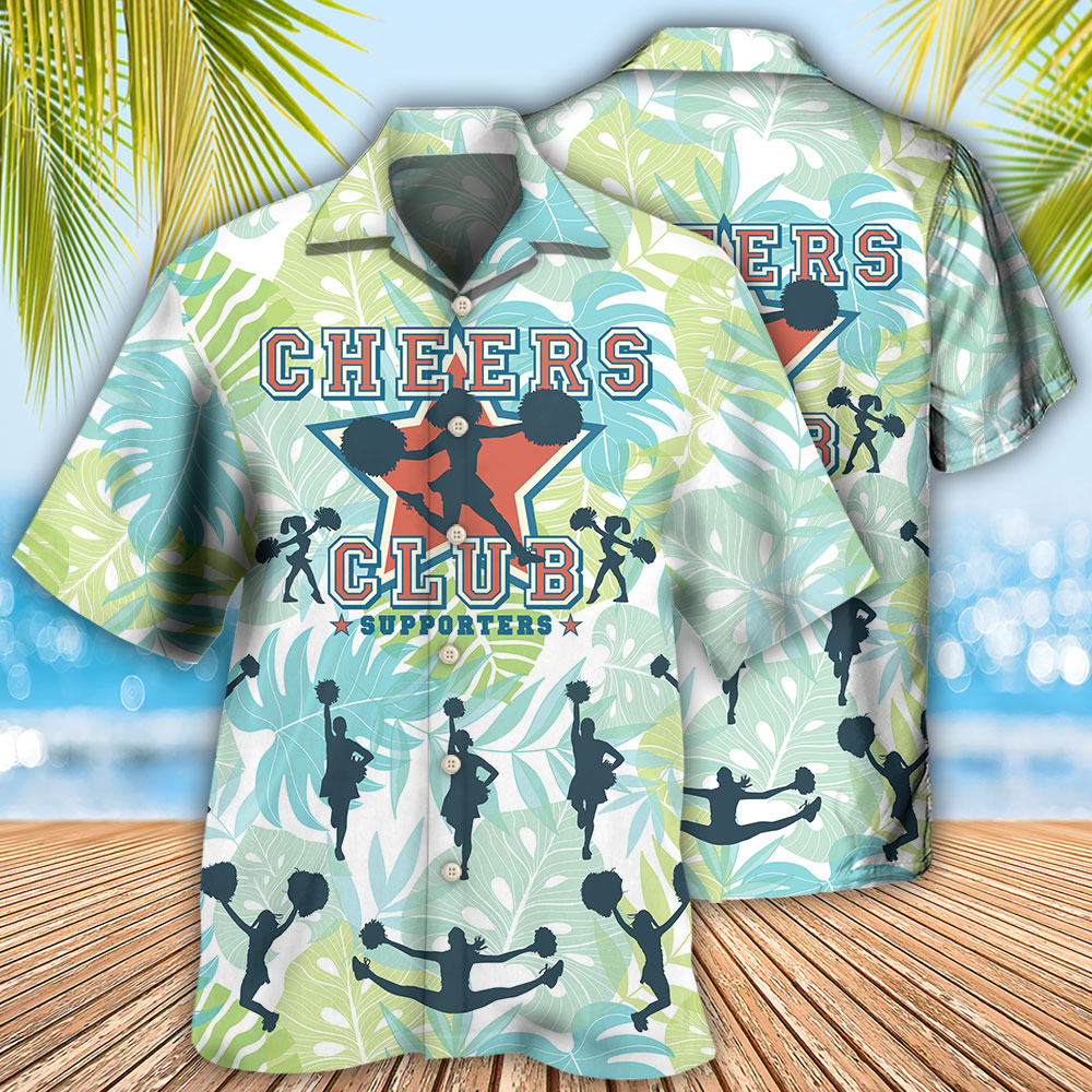 Cheerleading Club Support Hawaiian Shirt For Resort Getaways And Comfortable Summer Activities