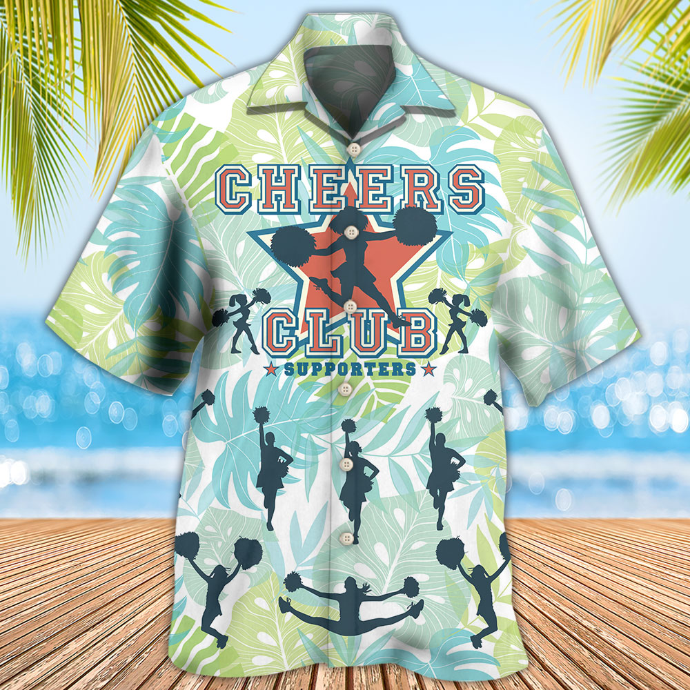 Cheerleading Club Support Hawaiian Shirt For Summer Vacation And Beach Travel