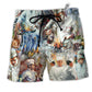 Chef Are Made To Make Magic With Knives And Fire Beach Shorts For Summer Vacation Wear