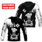 Chef Skull Personalized Hoodie For Bold Casual Looks Travel Days And Comfortable Style