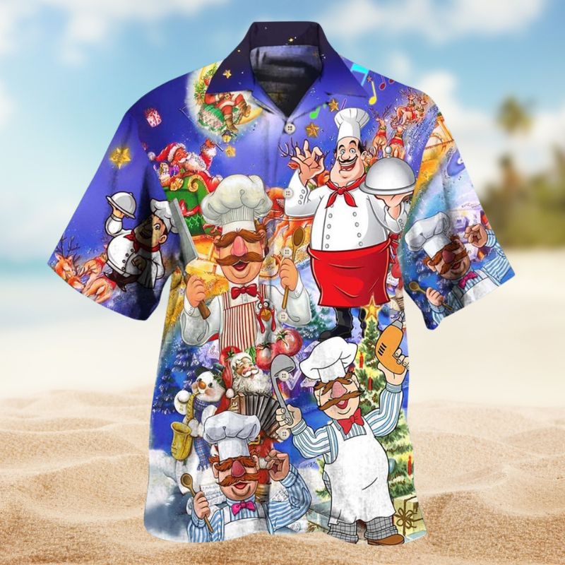 Funny Chef Meat Hawaiian Shirt For Summer Vacation, Beach Travel, And Casual Wear