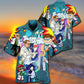 Chemistry Hawaiian Shirt With All Over Print For Resort Travel Summer Outings And Casual Gatherings