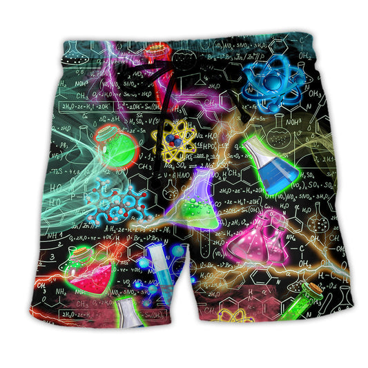 Chemistry Beach Shorts For Weekend Travel And Leisure And Relaxation