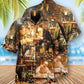 Chemistry Lab Formula Hawaiian Shirt With All Over Print For Island Holidays Summer Parties And Casual Outdoor Wear