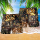 You Can't Fake Chemistry Retro Beach Shorts Artwork View For Seaside Trips And Casual Style