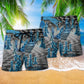 Chess Game Inspired Strategy Beach Shorts For Poolside Relaxation And Summer Adventures