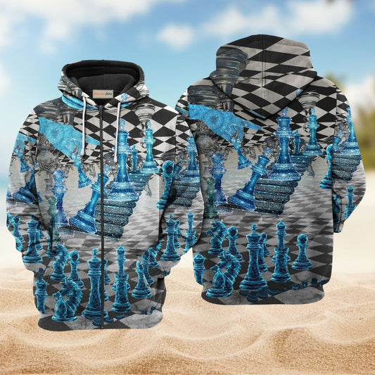 Chess Strategy Mind Game Hoodie For Casual Outfits Outdoor Trips And Comfortable Layering