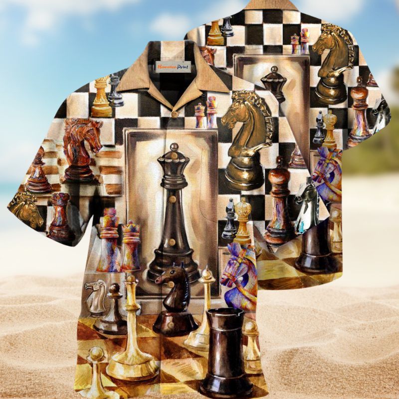 Chess Played Hawaiian Shirt For Resort Trips, Coastal Parties, And Warm Weather Style
