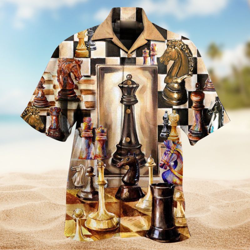 Chess Played Hawaiian Shirt For Resort Trips, Coastal Parties, And Warm Weather Style