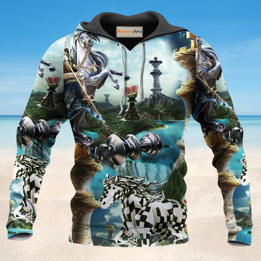 Chess Life Hoodie For Casual Activities Seasonal Outings And Gift Ideas
