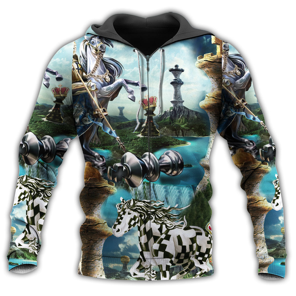 Chess Life Hoodie For Casual Activities Seasonal Outings And Gift Ideas