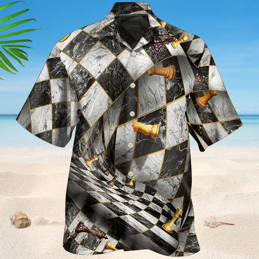 Creative Chess Mysterious Hawaiian Shirt For Beach Days, Summer Outings, And Thoughtful Gift Giving