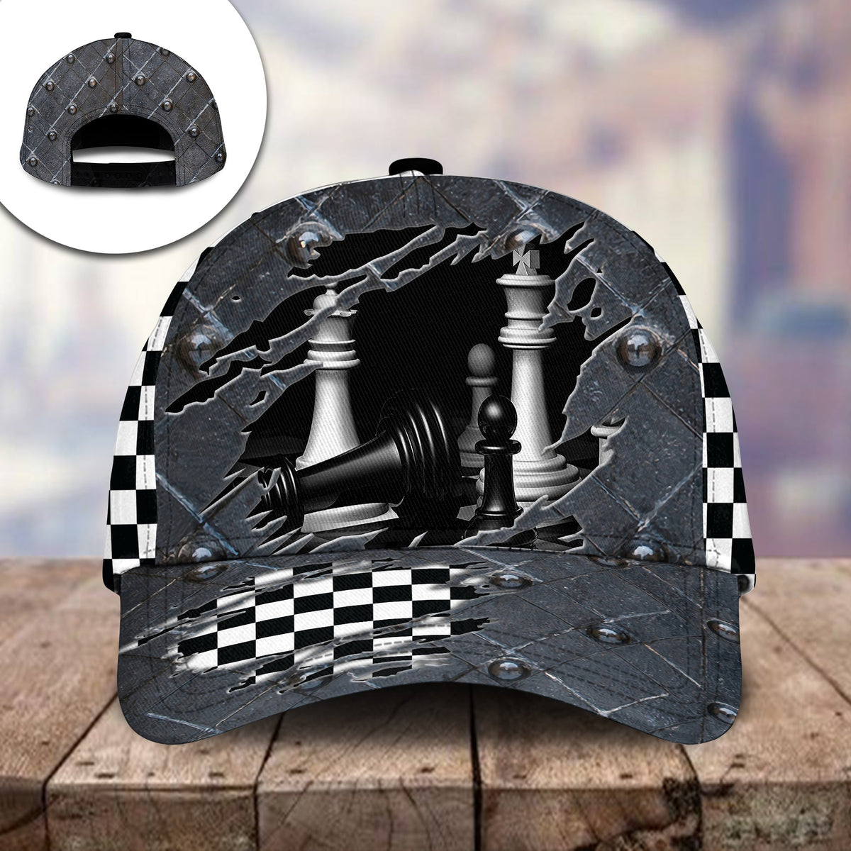Chess Vintage Classic Cap For Outdoor Travel Parties And Thoughtful Holiday Gifting