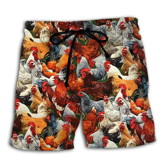 Chicken Beach Shorts For Beach Days And Comfortable Daily Use