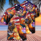 Chicken American Celebrating Independence Day Hawaiian Shirt For Poolside Relaxation And Sunny Getaways