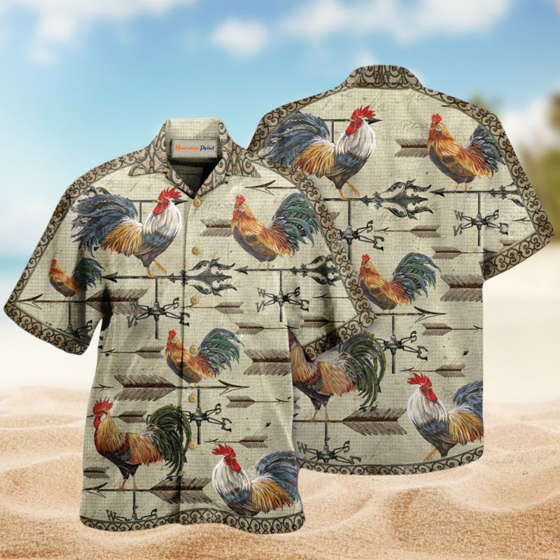 Chicken Find A Way Or Make One Hawaiian Shirt For Summer Vacation Beach Travel And Relaxed Casual Wear