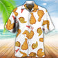 Chicken Food Delicious Hawaiian Shirt Pattern Detail For Summer Holidays And Outdoor Fun