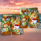 Chicken Nugget Lover Fun Food Beach Shorts Pattern View For Vacation Travel And Outdoor Fun