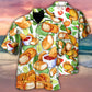 Chicken Nugget Hawaiian Shirt For Coastal Travel, Casual Events, And Comfortable Summer Wear