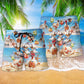 Chicken Farm Vibes Beach Shorts Design Detail For Camping Trips And Summer Style
