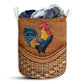 Small Size Chicken Rattan Texture Laundry Basket For Bathroom Bedroom Storage