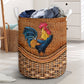 Chicken Rattan Texture Laundry Basket For Nursery Dorm And Home Storage