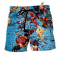 Fighting Rooster Beach Shorts For Weekend Escapes And Lightweight Summer Style