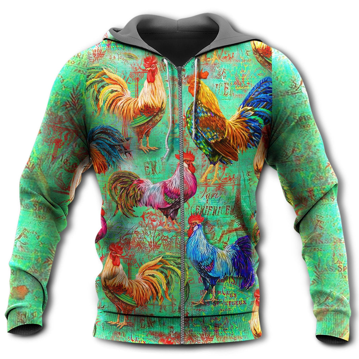 Green Chicken Love Hoodie For Farmhouse Inspired Outfits Weekend Travel And Thoughtful Gifts